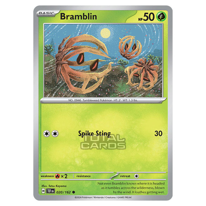 Pokemon - Scarlet & Violet - Temporal Forces - Bramblin - 020/162